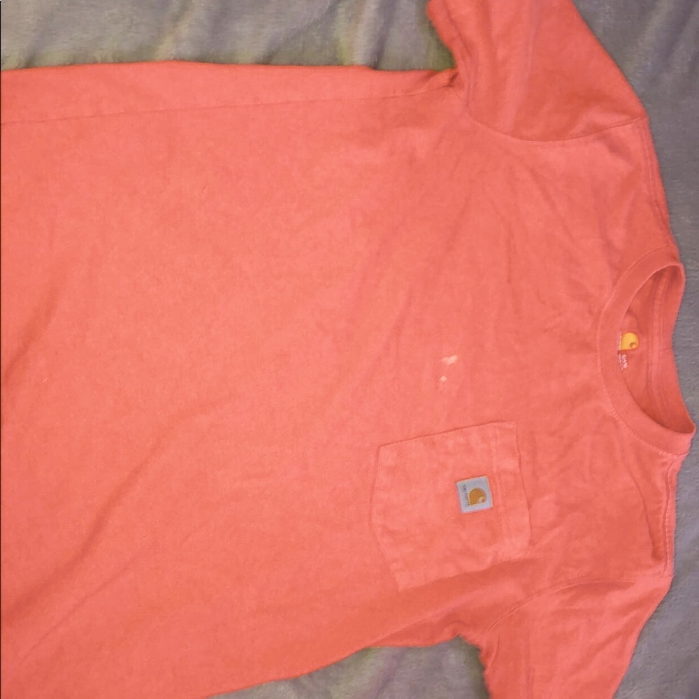 ❌sold❌Pink Carhartt pocket T-shirt